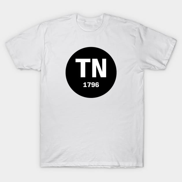 Tennessee | TN 1796 T-Shirt by KodeLiMe